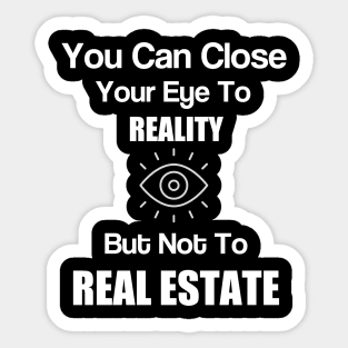 The Real Estate Eye Sticker